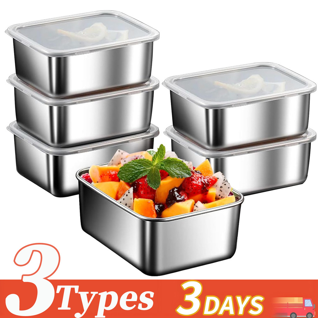 Stainless Steel Fresh-Keeping Box / Vegetables Fresh Refrigerator Food ...