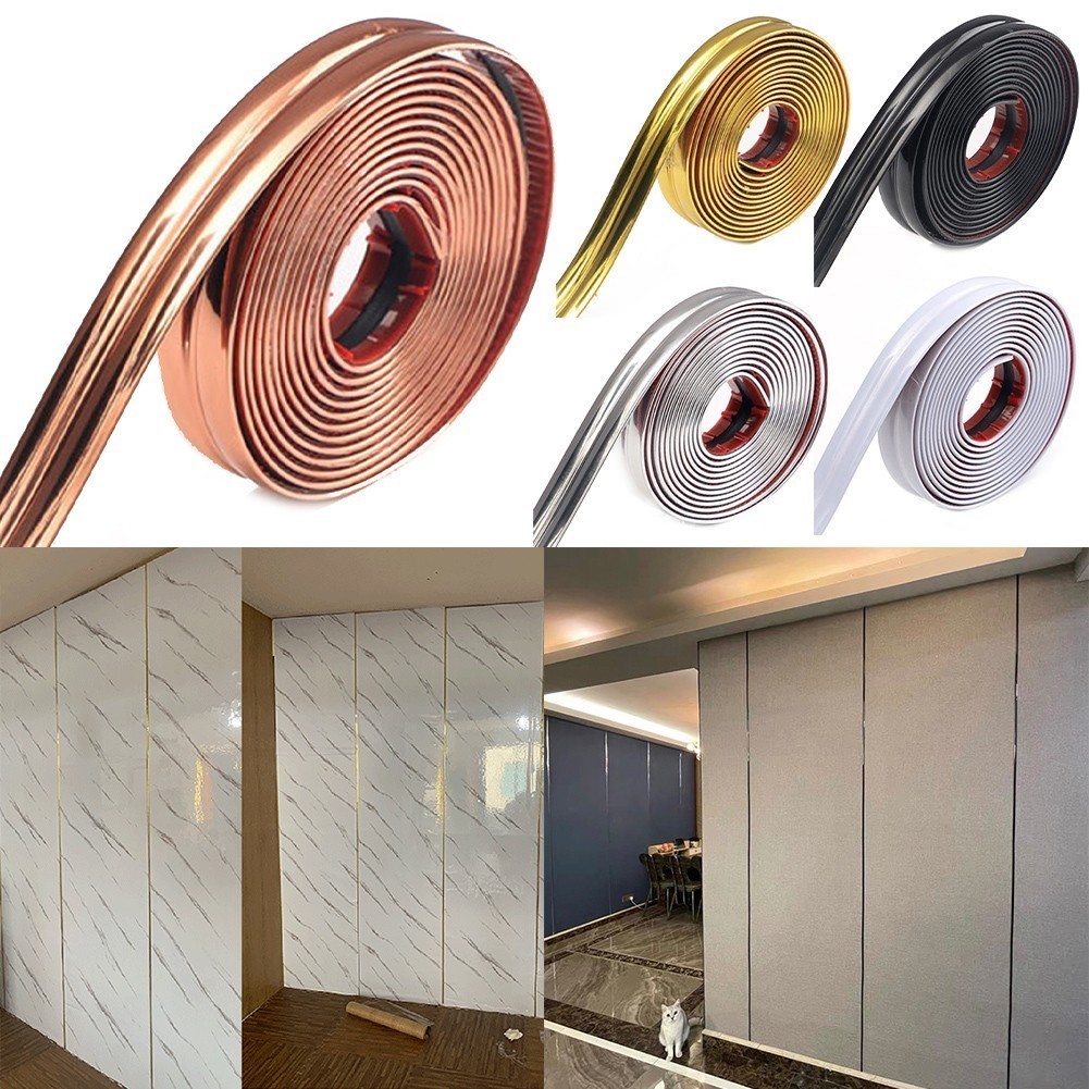 PVC Seam Sticker Easy Installation Edge Protection Versatile Tile Trim ...