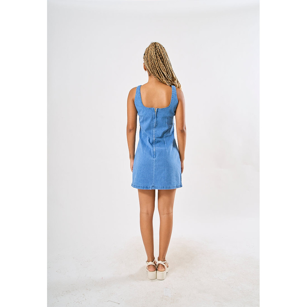 mossimo denim dress size M Mossimo Lexi Medium Blue Denim