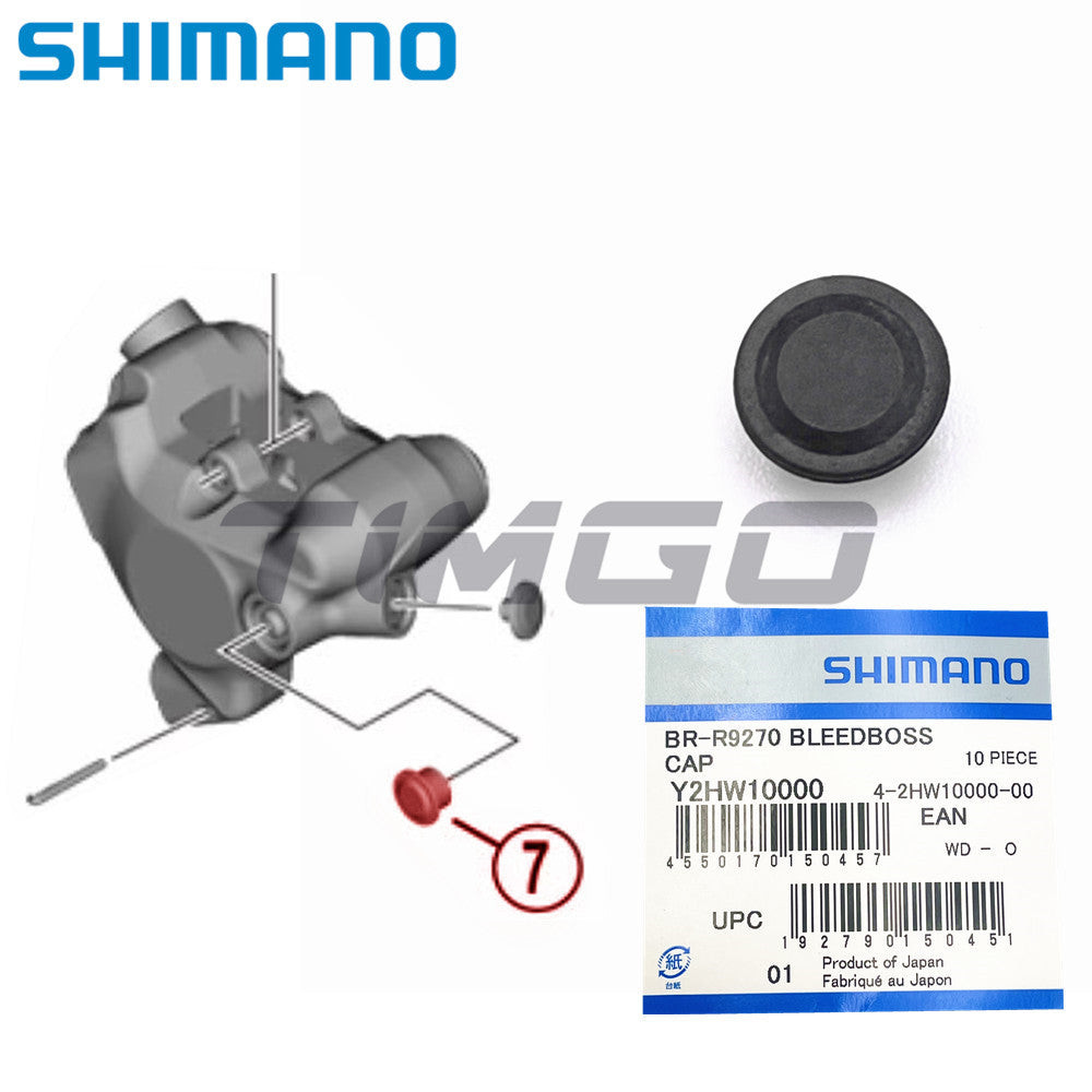 Shimano Road Bike Disc Brake Caliper Bleed Boss Cap Y2HW10000 ...