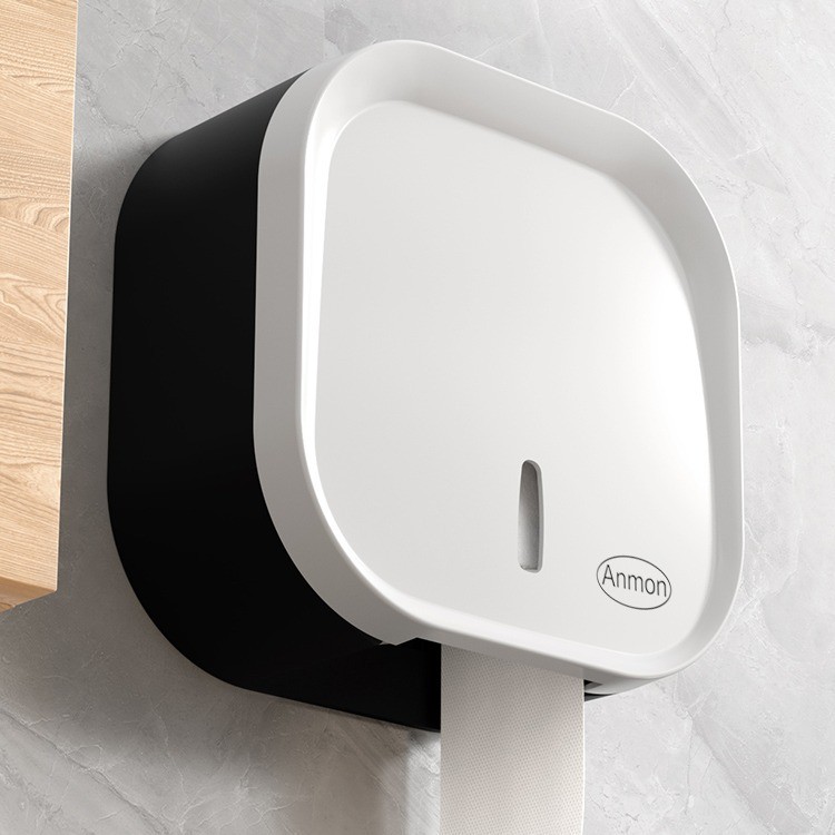 Hotel Commercial Large Roll Paper Box Wall-Mounted Public Toilet Paper ...