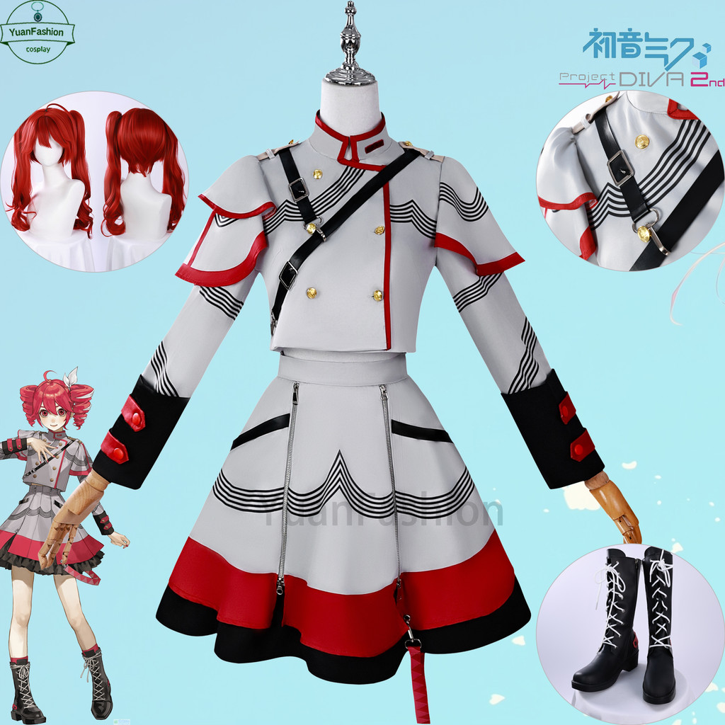 [Ready Stock] Kasane teto cosplay Clothing Quadratic Vtuber cosplay ...