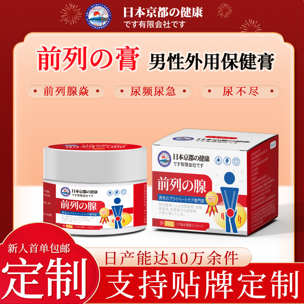 Prostate Cream Men's Care Cleansing Cream External Use Application Gel ...