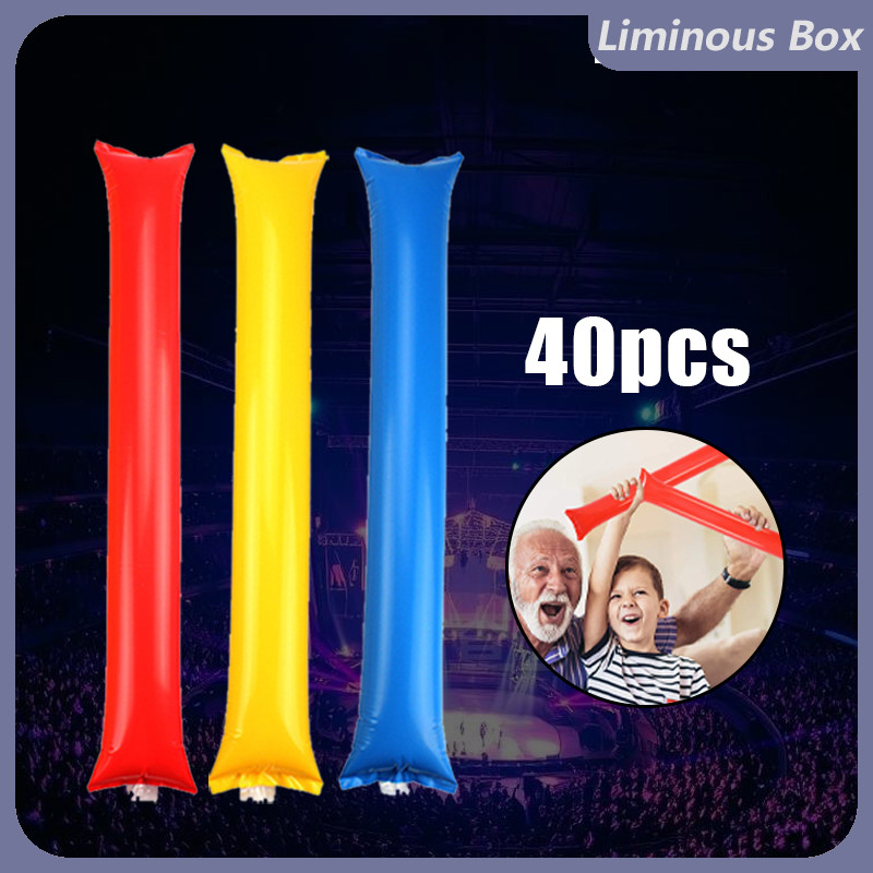 40pcs Cheering Balloons Pong Pong Sticks Balloon Clapper For Sporting ...