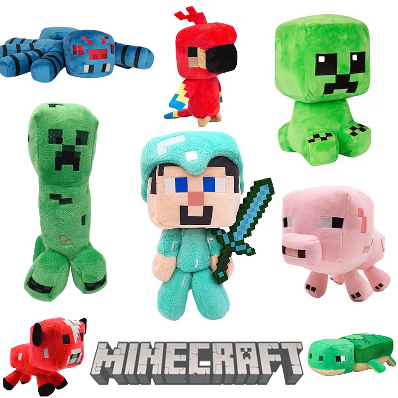 Game For Minecraft Character Stuffed Toys 20cm 30cm Minecraft Kids ...