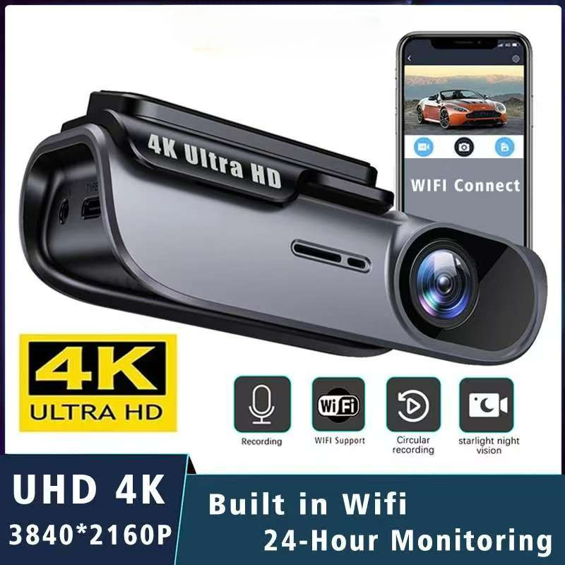 UHD 4K 3840*2160P Dash Cam WIFI Car DVR Camera Video Drive Recorder ...