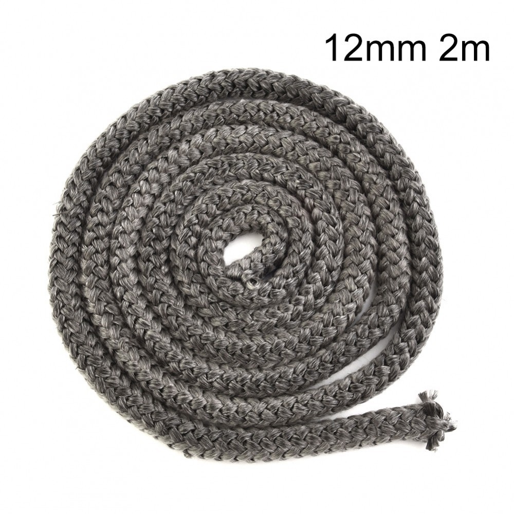 2M Stove Fiberglass Fire Rope Wood Burning Stove Door Sealing Gasket 10