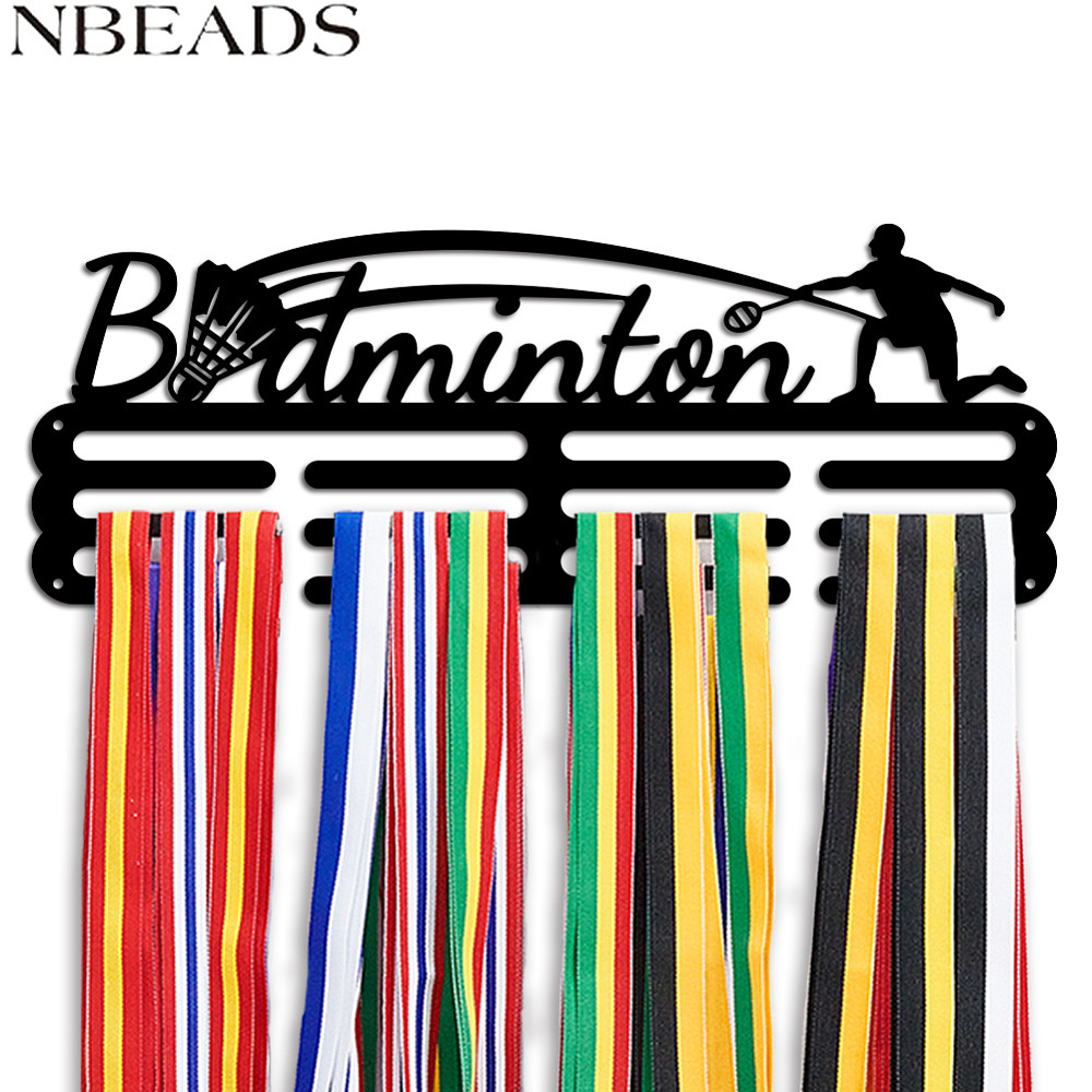 1pc Iron Medal Hanger Holder Display Wall Rack 3-Line with Screws Black ...