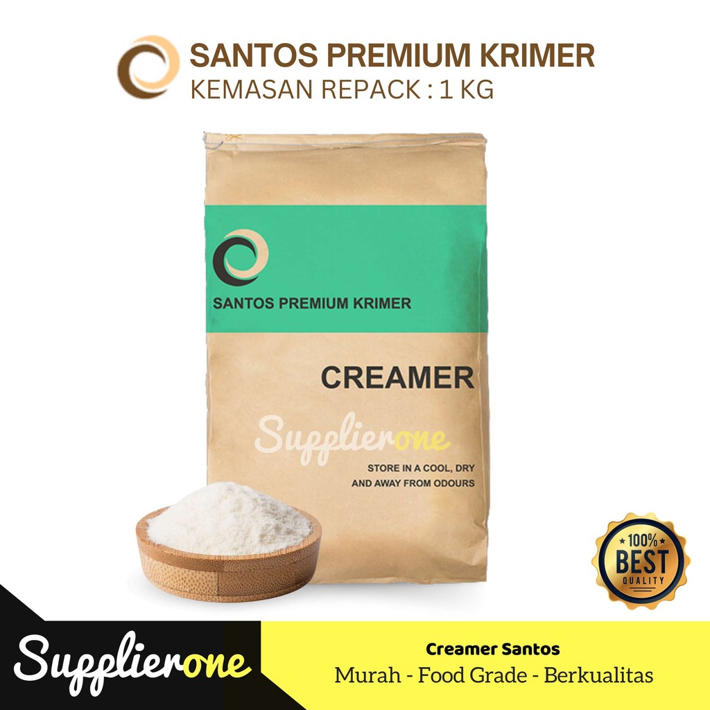 Santos Premium Creamer Repack 1kg / Santos Ripack Creamer / Powdered ...