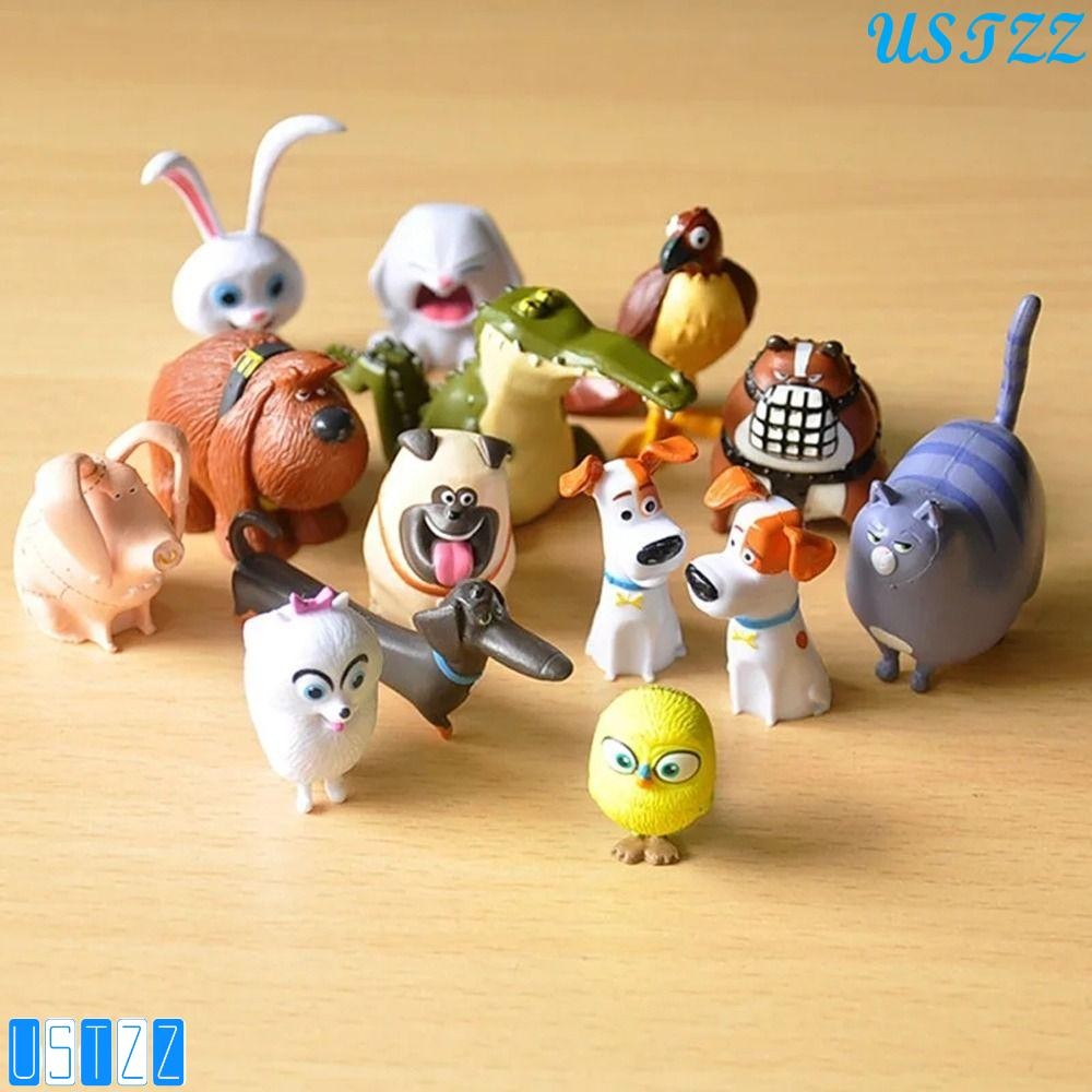 USTZZ Secret Pets Figure, Rabbit Snowball Dog Max Gidget Mel Model ...