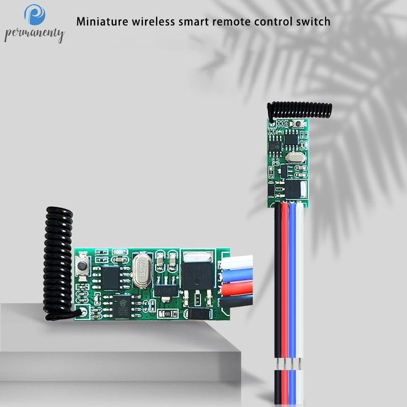 Permanenty 433Mhz DC 5-24V 1CH Mini Relay Wireless RF Remote Control ...