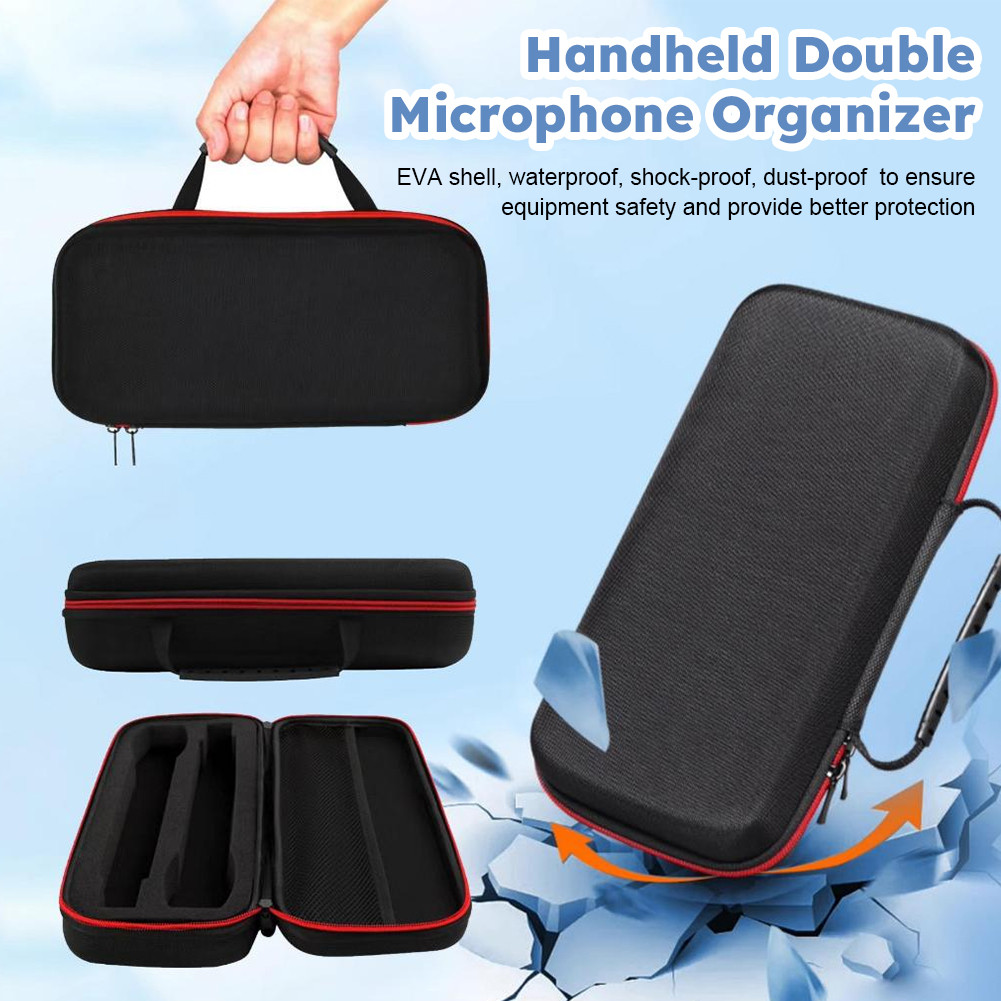 generic-wireless-microphone-storage-case-shockproof-hard-eva-handheld