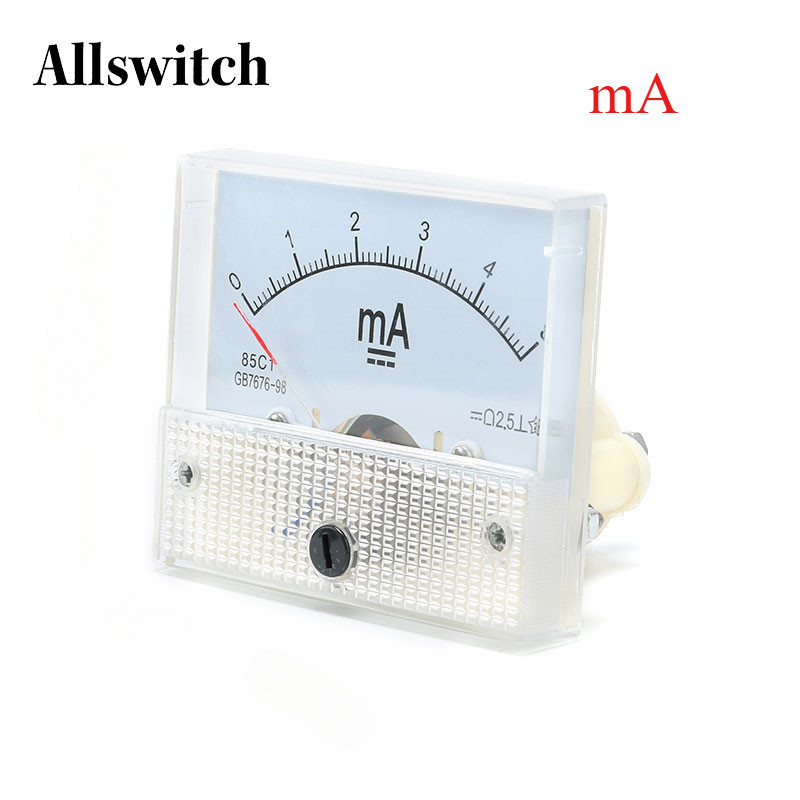 Heschen 85C1 Analog Amperemeter - DC 0-500mA Panel Stromzähler