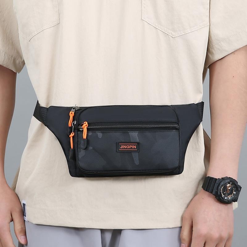 Men Waist Bag Running Messenger Male Mobile Phone Business Wallet Multi ...