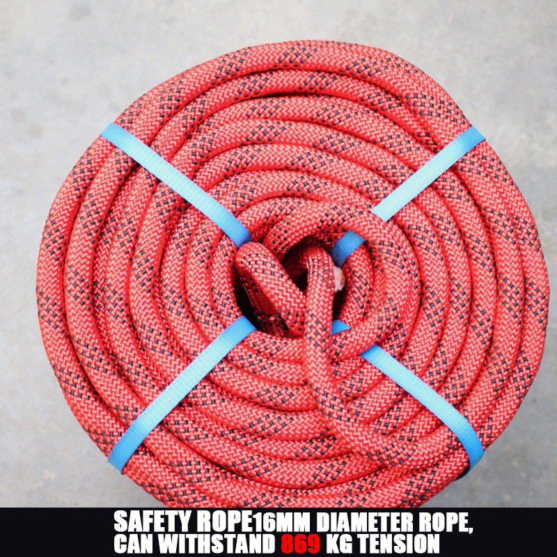 OUTDOOR CLIMBING HIGH-ALTITUDE OPERATION RESCUESAFETY ROPE 16mm-20mm ...