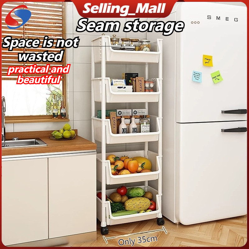 Trolley Cart Organizer Moving Rack Bathroom Organizer Rack Kitchen ...