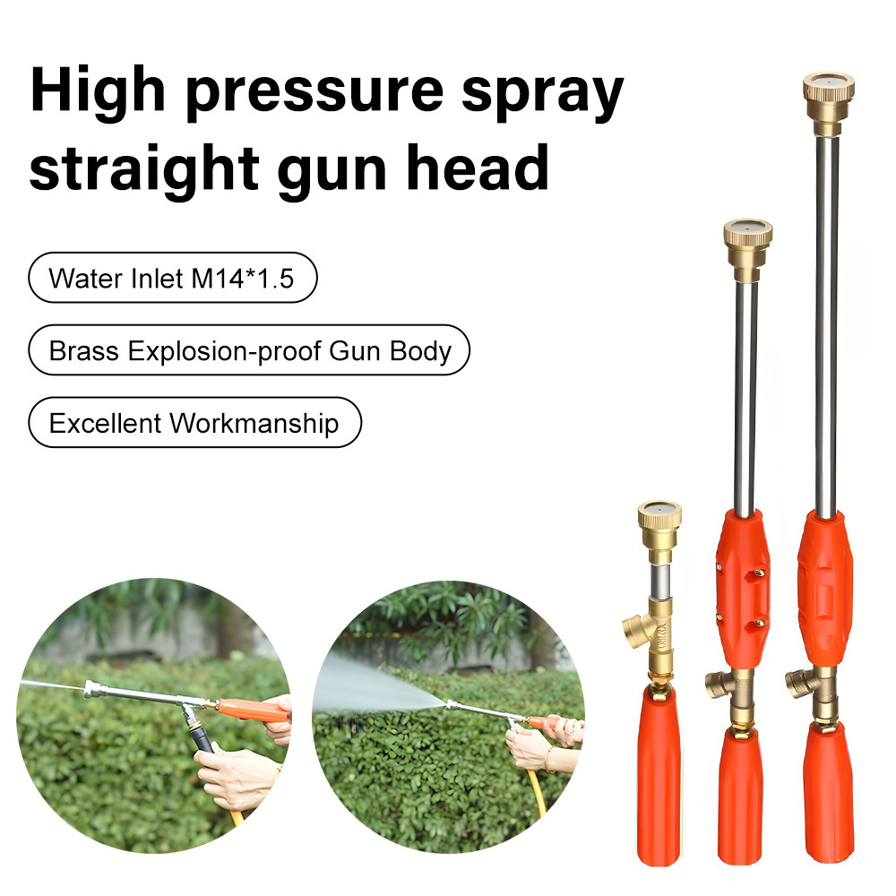 High Pressure Direct Spray Gun Power Sprayer Stick Nozzle Spray Car ...