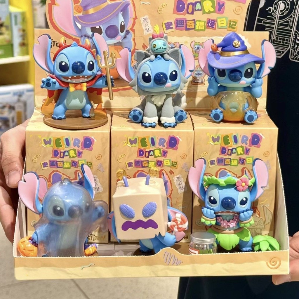 Stitch Funny Diary Series Mystery Box Disney Stitch Hand Office Doll ...
