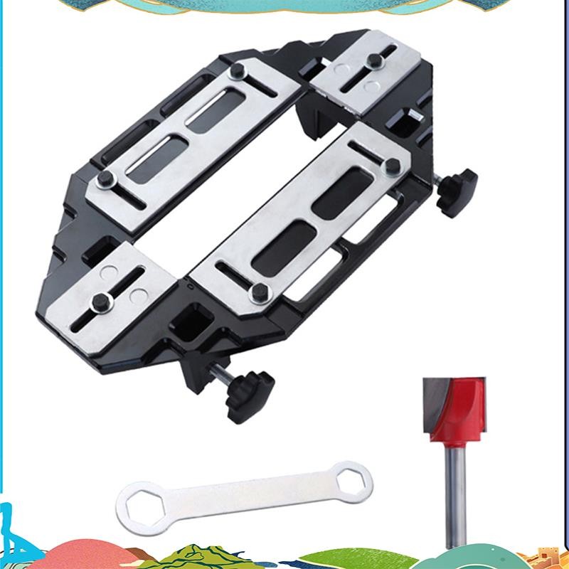Woodworking Hole Opener Slotting Locator Wooden Door Hinge Hole Guide ...