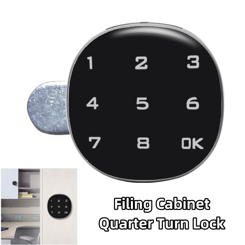Electronic Combination Lock Quarter Turn Lock Locker Lock Smart Touch ...
