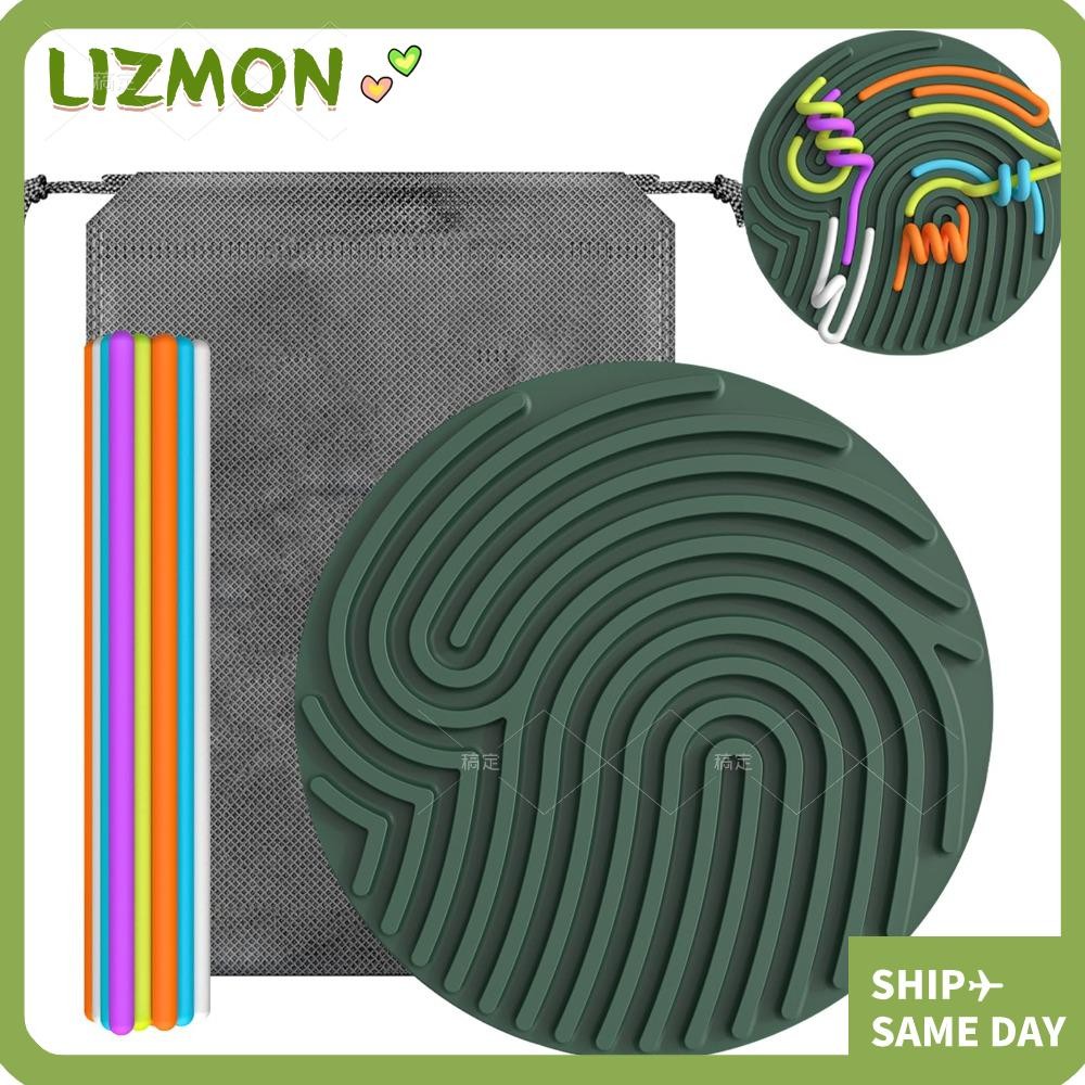 Pushpeel Sensory Board Sensory Activity Board, Double-Sided Silicone Sensory Silicone Fidget Board 4 thumbnail image