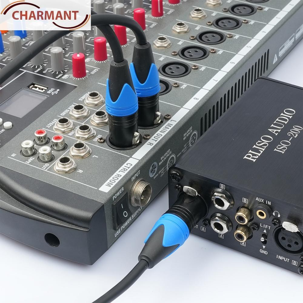 50cm XLR Female To Dual XLR Male Y Splitter Mic Cable Microphone ...
