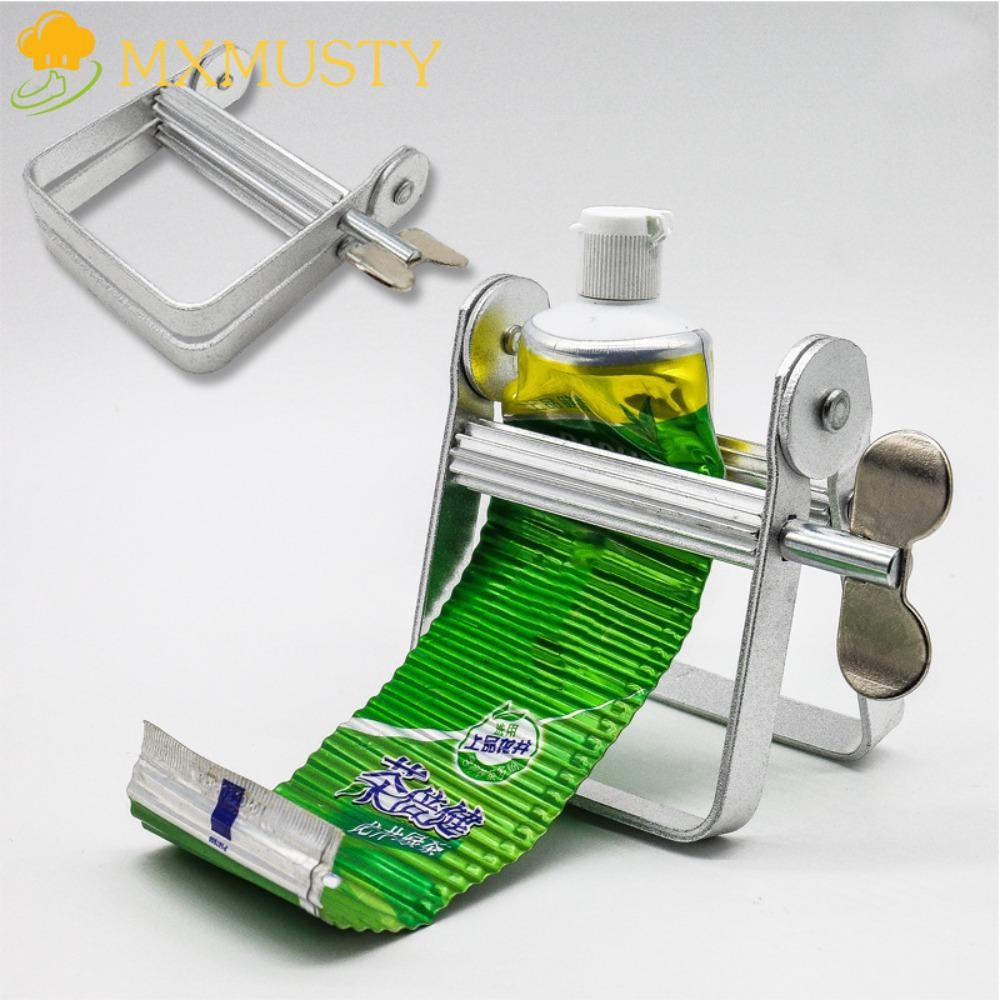 MXMUSTY Toothpaste Squeezer, Rolling Tightener Tube Wringer, Metal ...