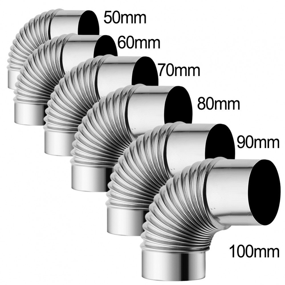 Flue Pipes Chimney Liner Stainless Steel Material Ideal for Ventilation