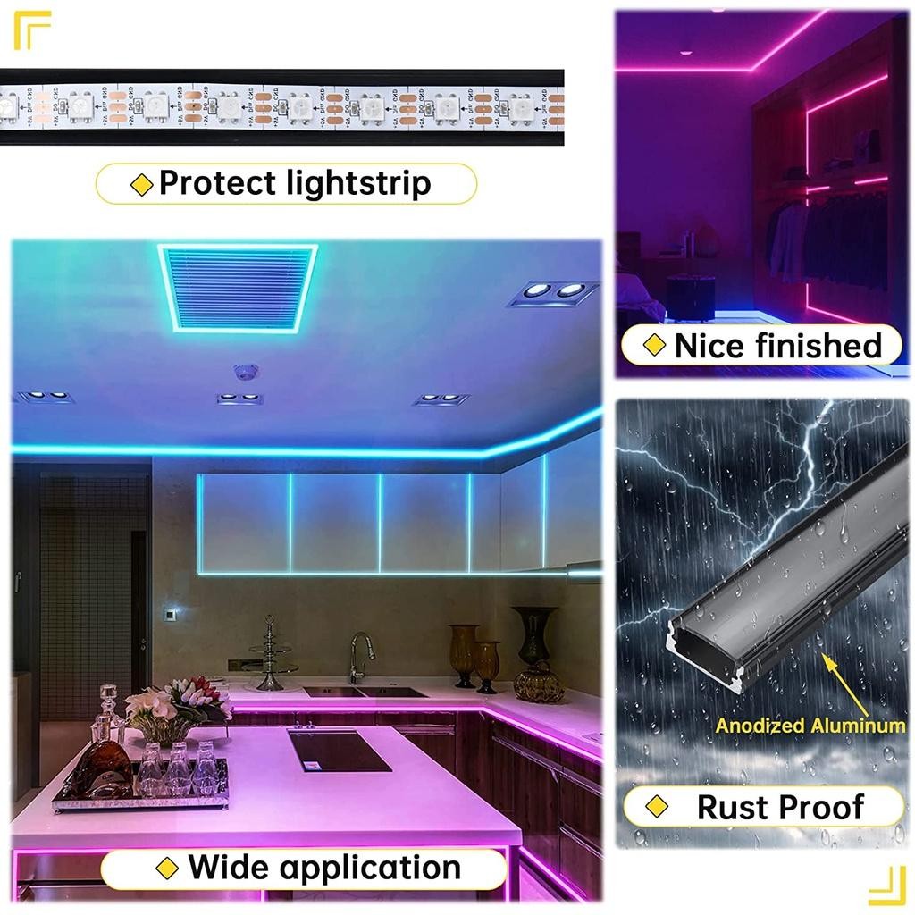 LED line light embedded ceiling linear light with aluminum trough ...