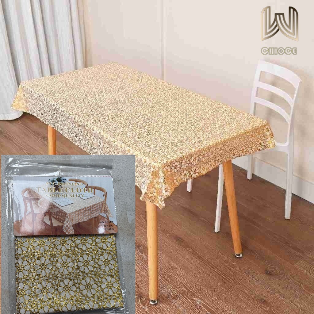 Square Table Mantel Tabl Cloth Waterproof Table Cloth 6 Seater ...