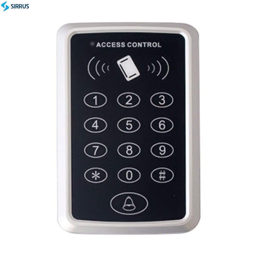 125KHz RFID Access Control Keypad EM Card Reader Support 1000 Users ...