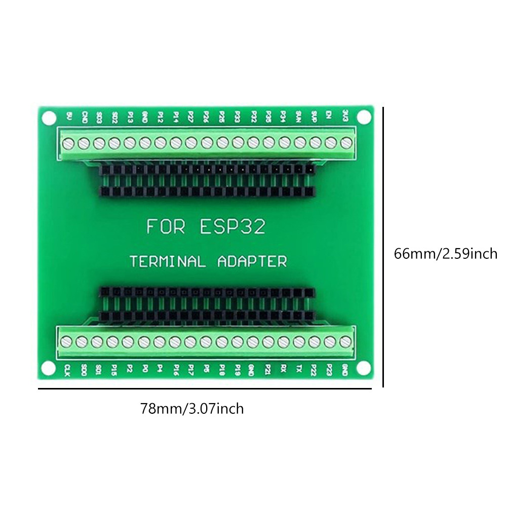 ESP32 Expansion Board Module ESPWROOM32 GPIO 1 Into 2 38PIN Narrow