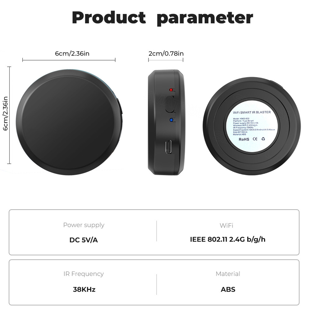 IR Remote Controller Support App Control Wireless Remote for Electric