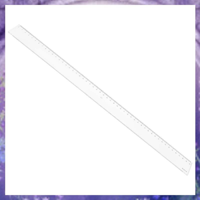 [P K A M] 50cm Clear Plastic Measuring Long Straight Centimeter Ruler ...