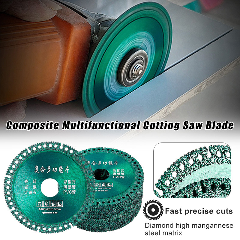 6 in 1 Diamond Cutting Disc Multifunction Tile Rock Slab Marble Color