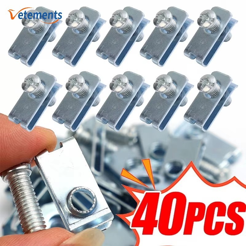 Silver Bolts U-nut Clips M6 Engine Cover Undertray Splash Shield Guard ...
