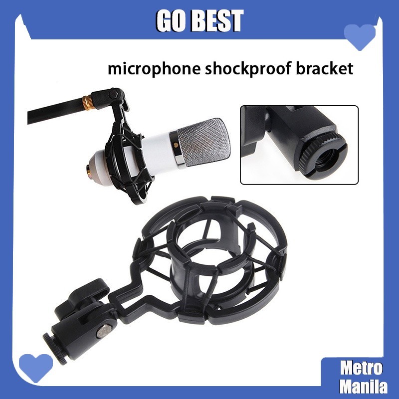 Shockproof Microphone Bracket Mic Damping Noise Filter Bracket Mic ...