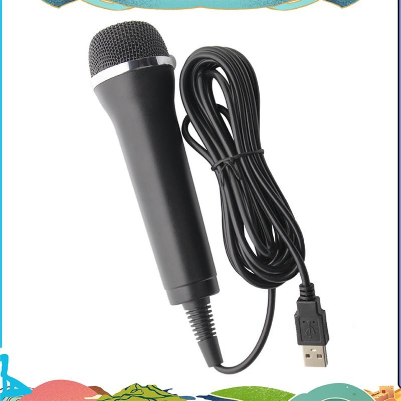 Universal USB Wired Microphone Karaoke Mic for Switch ONE/360/ PC/PS2 ...