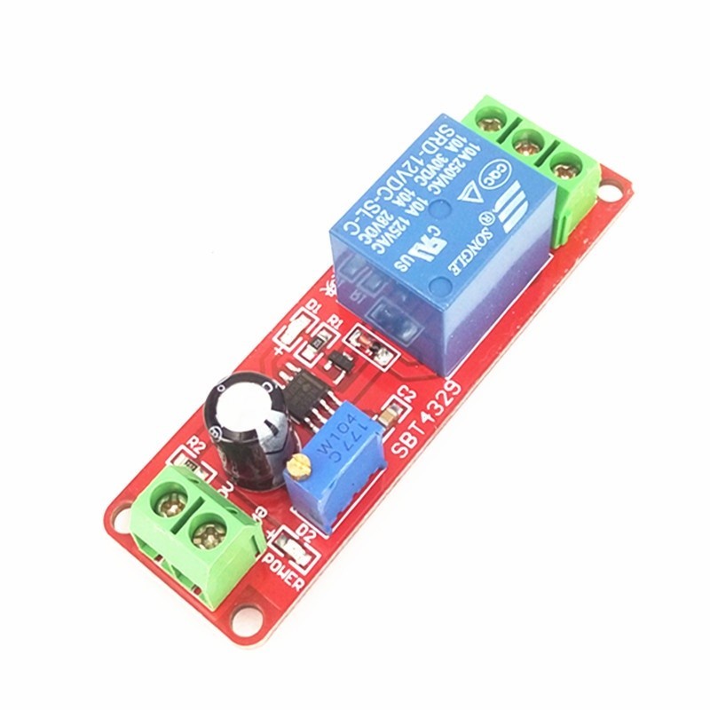 NE555 Delay Module Monostable Switch Delay on-off Switch 12V Automotive ...