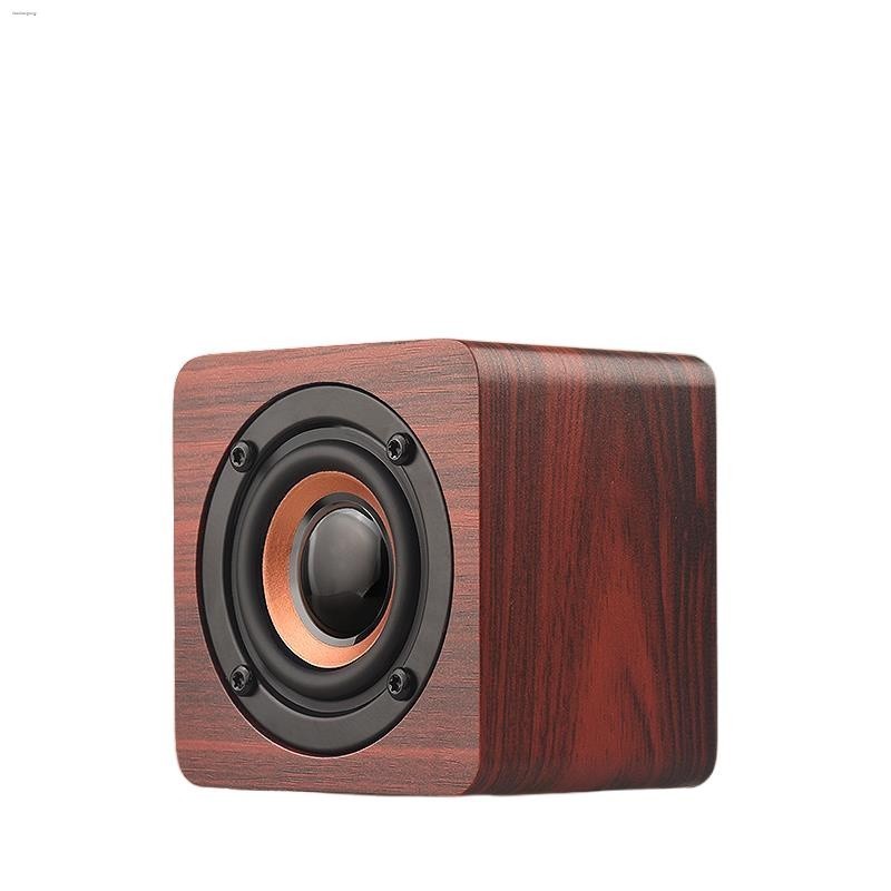 COD☆2pcsWooden bluetooth speaker subwoofer high sound quality large