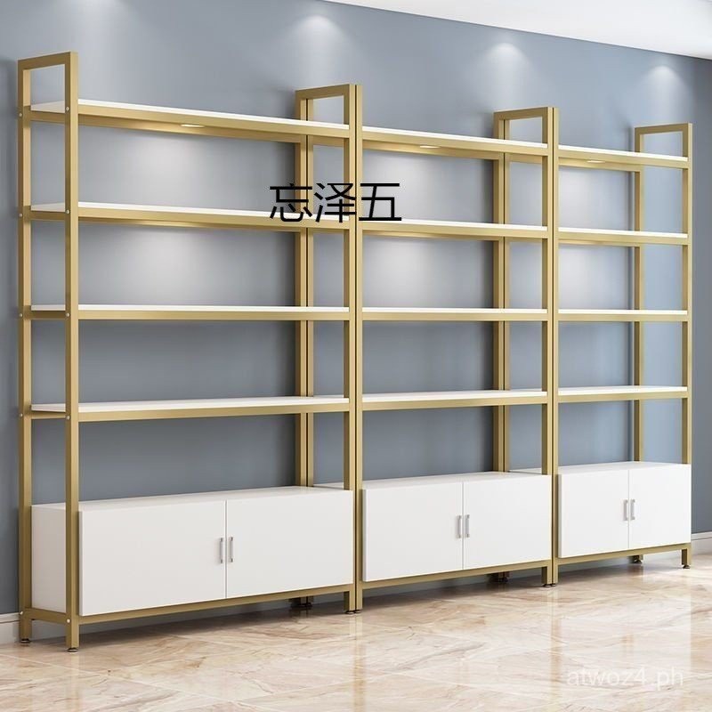 CY Modern Minimalist Bookshelf and Storage Shelf Combination Storage ...