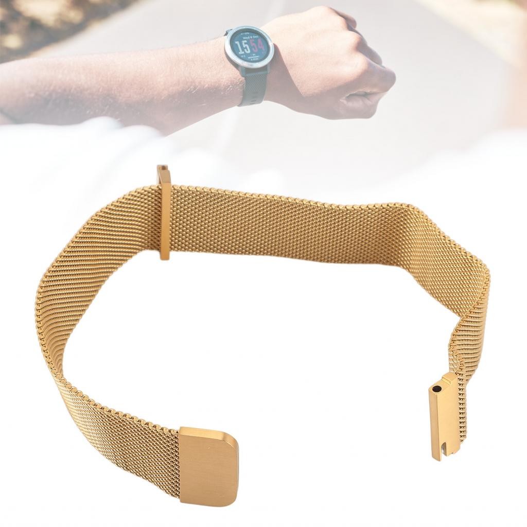 Stainless Steel Mesh Band Metal Watch Stylish Secure Magnetic Buckle ...