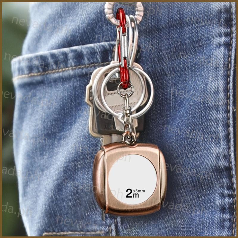 Nevʚ ɞ Flexible Measuring Tape Keychain Waterproof Clear Scale Tape ...