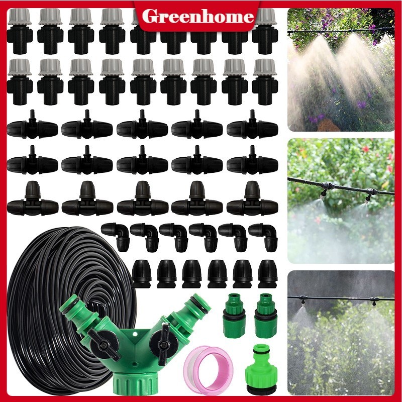 10-30M Garden Drip Irrigation System Automatic Atomized Irrigation Set ...