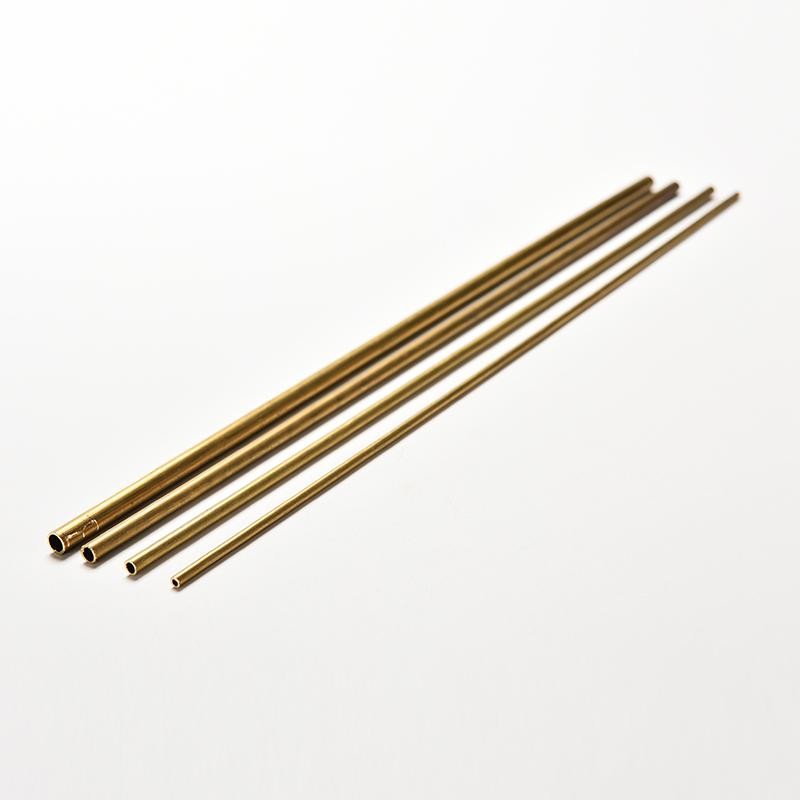 PP+FUYU Brass Tube Pipe Tubing Round Inner 2mm 3mm 4mm 5mm Long 300mm ...