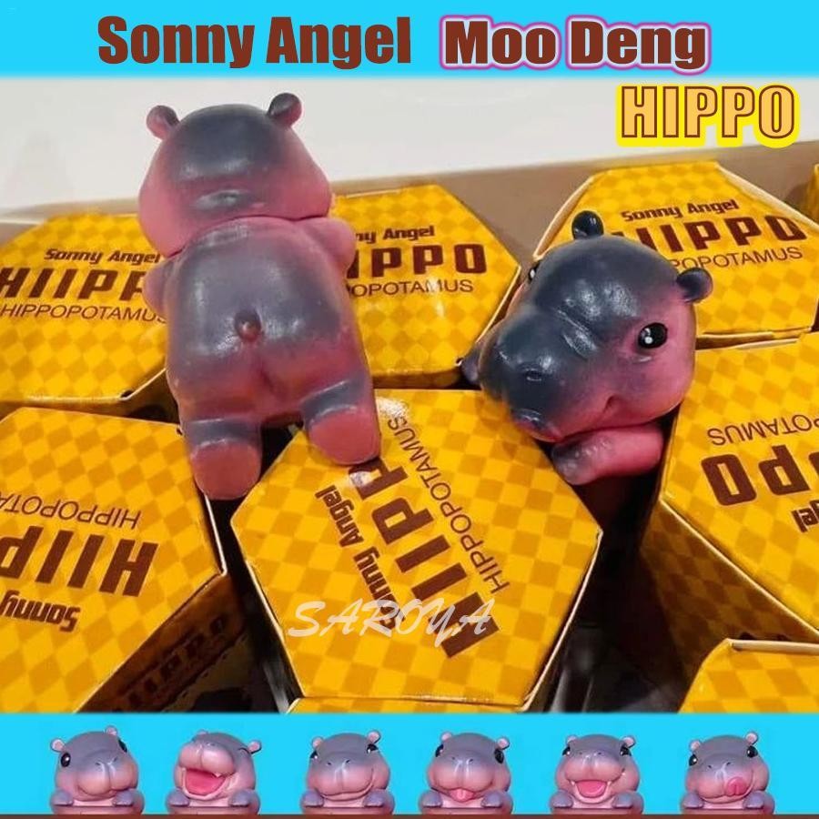 Sonny Angel Moo Deng Hippers Blind Box Mini Figure Sonny Angel HIPPO