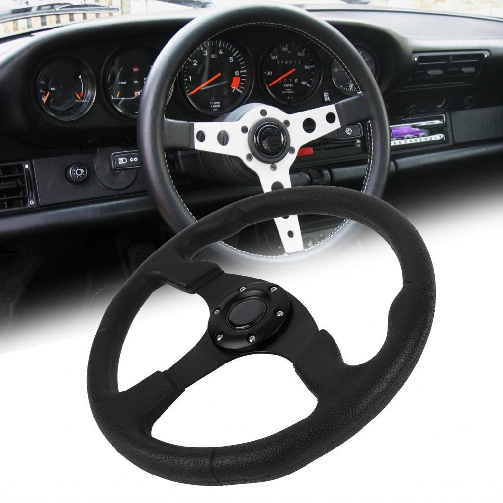 Gugushop Universal Racing Steering Wheel Impact Resistant Easy ...