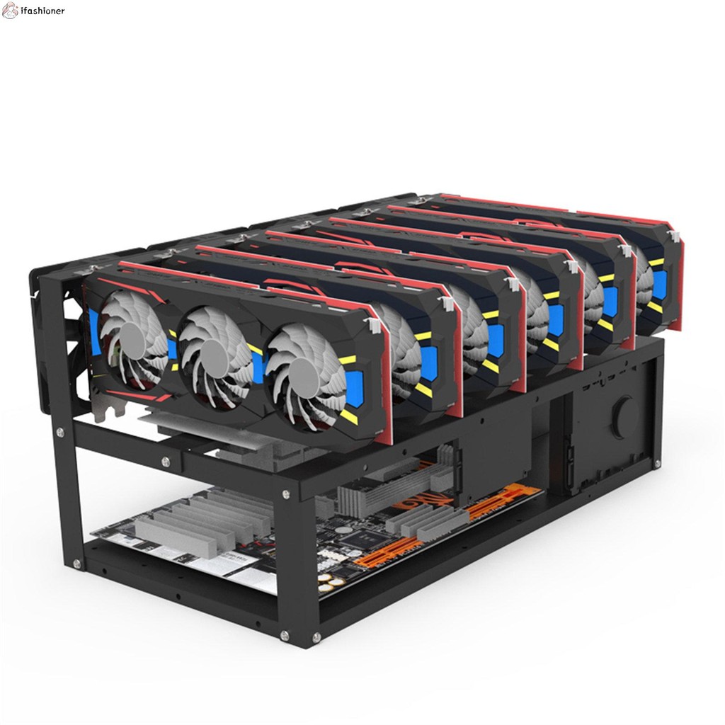 Open Mining Rig Frame Bracket Elevated Space Easy Wire Cable Management ...