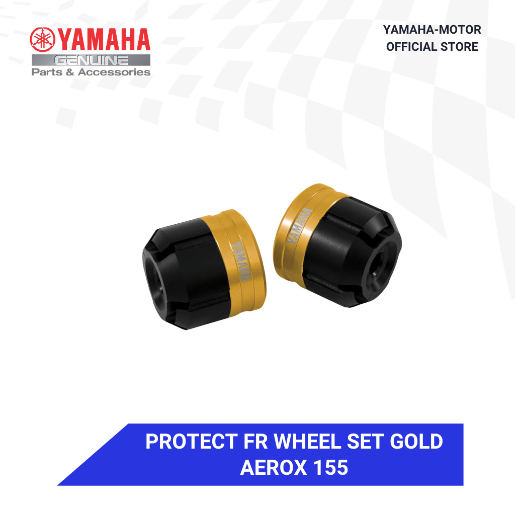 Yamaha Aerox 155 Protect Fall FR Wheel Set Gold | Shopee Philippines