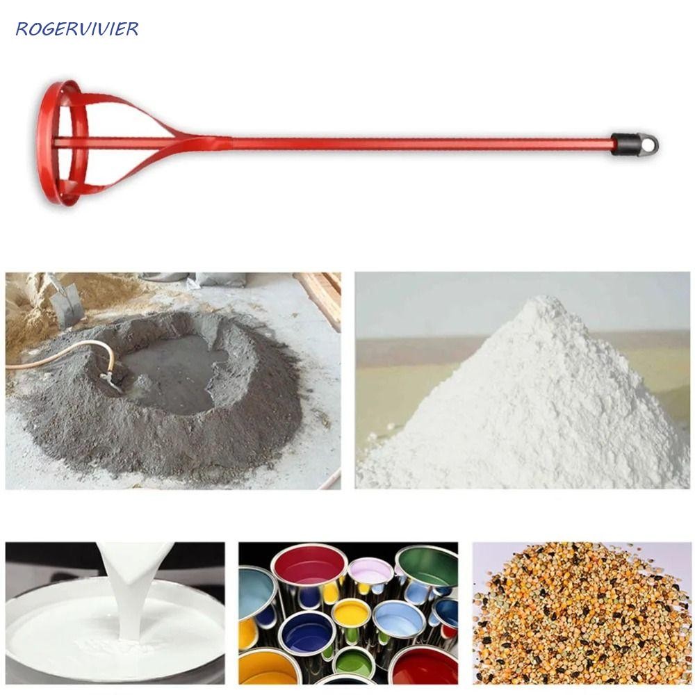 ROGERVIVIER Mixer Mixing Paddle Rod, Hexagon Shaft Plaster Paint Paint ...